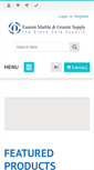 Mobile Screenshot of easternmarble.com
